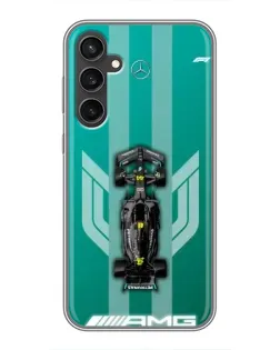 Чехол для Samsung Galaxy S23 с картинкой «Mercedes AMG Petronas»