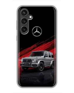 Чехол для Samsung Galaxy S23 с картинкой «Mercedes G-Class красный»