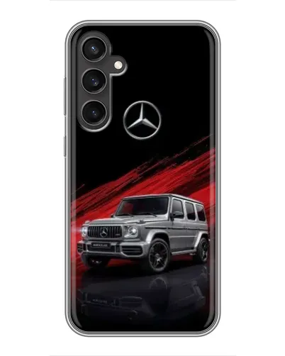 Чехол для Samsung Galaxy S23 с картинкой «Mercedes G-Class красный»