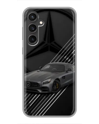 Чехол для Samsung Galaxy S23 с картинкой «Mercedes AMG — графика»