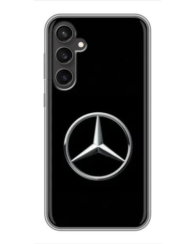 Чехол для Samsung Galaxy S23 с картинкой «Mercedes классический лого»