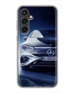 Чехол для Samsung Galaxy S23 с картинкой «Mercedes EQ — будущее»
