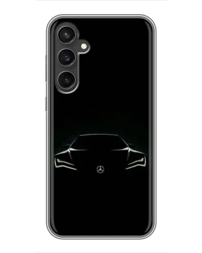 Чехол для Samsung Galaxy S23 с картинкой «Mercedes — силуэт авто» Чехол для Samsung Galaxy S23 с картинкой «Mercedes — силуэт авто»