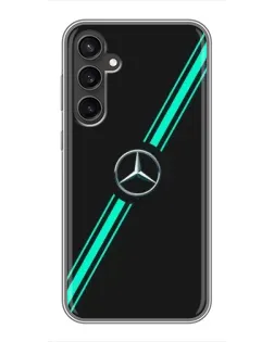 Чехол для Samsung Galaxy S23 с картинкой «Спортивные линии Mercedes»