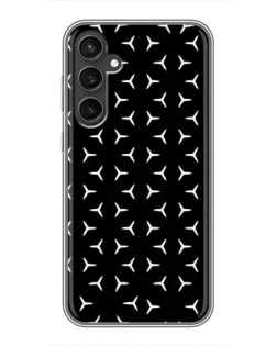 Чехол для Samsung Galaxy S23 с картинкой «Mercedes паттерн звезд»