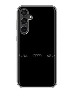 Чехол для Samsung Galaxy S23 с картинкой «Audi — световой подпись»