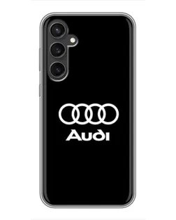 Чехол для Samsung Galaxy S23 с картинкой «Классическое лого Audi»