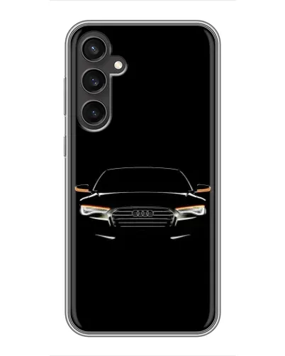 Чехол для Samsung Galaxy S23 с картинкой «Audi — ночной контур» Чехол для Samsung Galaxy S23 с картинкой «Audi — ночной контур»