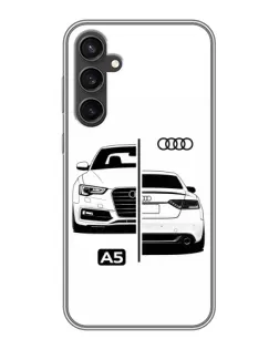 Чохол для Samsung Galaxy S23 з картинкою «Audi — контрастний дизайн»