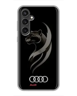 Чохол для Samsung Galaxy S23 з картинкою «Графіка — пантера та Audi»