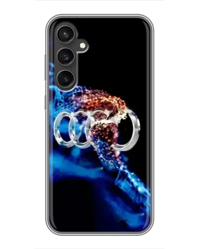 Чехол для Samsung Galaxy S23 с картинкой «Энергия лого Audi» Чехол для Samsung Galaxy S23 с картинкой «Энергия лого Audi»