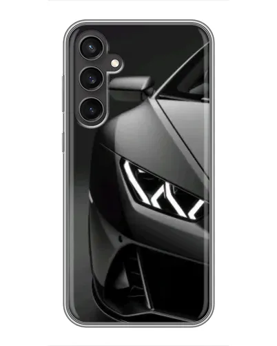 Чехол для Samsung Galaxy S23 с картинкой «Lamborghini фары детализация»