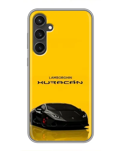 Чехол для Samsung Galaxy S23 с картинкой «Lamborghini Huracan черный»