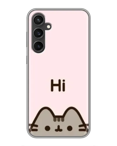Чохол для Samsung Galaxy S23 з картинкою «Пушин каже Hi» Чохол для Samsung Galaxy S23 з картинкою «Пушин каже Hi»