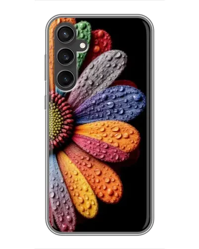 Чохол для Samsung Galaxy S23 з картинкою «Райдужна квітка» Чохол для Samsung Galaxy S23 з картинкою «Райдужна квітка»
