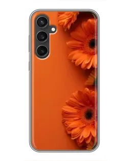 Чохол для Samsung Galaxy S23 з картинкою «Помаранчеві гербери»