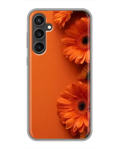 Чохол для Samsung Galaxy S23 з картинкою «Помаранчеві гербери» Чохол для Samsung Galaxy S23 з картинкою «Помаранчеві гербери»