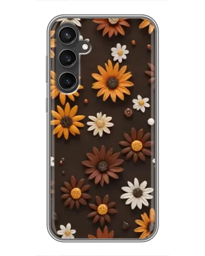 Чохол для Samsung Galaxy S23 з картинкою «Візерунок з маленьких соняшників» Чохол для Samsung Galaxy S23 з картинкою «Візерунок з маленьких соняшників»