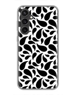 Чехол для Samsung Galaxy S23 с картинкой «Контрастные черные капли» Чехол для Samsung Galaxy S23 с картинкой «Контрастные черные капли»