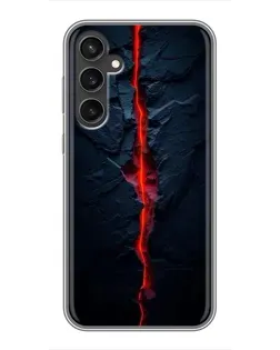 Чехол для Samsung Galaxy S23 с картинкой «Kрасная лавовая трещина» Чехол для Samsung Galaxy S23 с картинкой «Kрасная лавовая трещина»