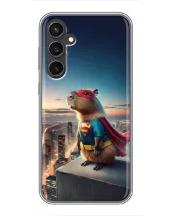 Чохол для Samsung Galaxy S23 з картинкою «Капі-мен супергерой»