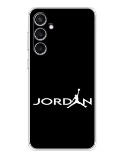 Чехол для Samsung Galaxy S24 FE с картинкой «Jordan White Logo» Чехол для Samsung Galaxy S24 FE с картинкой «Jordan White Logo»