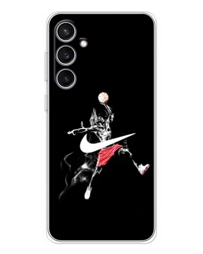 Чехол для Samsung Galaxy S24 FE с картинкой «Jordan Jumpman»