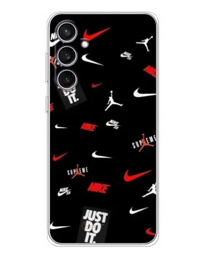 Чехол для Samsung Galaxy S24 FE с картинкой «Nike Mix Pattern»