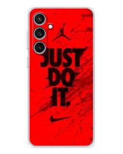 Чехол для Samsung Galaxy S24 FE с картинкой «Nike Just Do It» Чехол для Samsung Galaxy S24 FE с картинкой «Nike Just Do It»