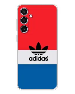 Чехол для Samsung Galaxy S24 FE с картинкой «Ретро блоки Adidas» Чехол для Samsung Galaxy S24 FE с картинкой «Ретро блоки Adidas»