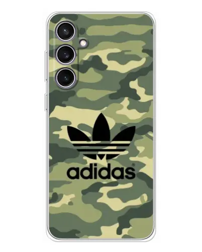 Чехол для Samsung Galaxy S24 FE с картинкой «Милитари стиль Adidas» Чехол для Samsung Galaxy S24 FE с картинкой «Милитари стиль Adidas»