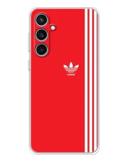 Чехол для Samsung Galaxy S24 FE с картинкой «Красный минимализм Adidas» Чехол для Samsung Galaxy S24 FE с картинкой «Красный минимализм Adidas»
