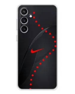 Чехол для Samsung Galaxy S24 FE с картинкой «Абстрактный дизайн Nike» Чехол для Samsung Galaxy S24 FE с картинкой «Абстрактный дизайн Nike»