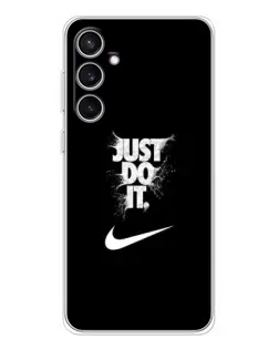 Чехол для Samsung Galaxy S24 FE с картинкой «Текстовый принт Nike» Чехол для Samsung Galaxy S24 FE с картинкой «Текстовый принт Nike»
