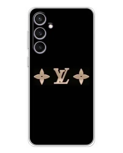 Чехол для Samsung Galaxy S24 FE с картинкой «Louis Vuitton — минимализм»