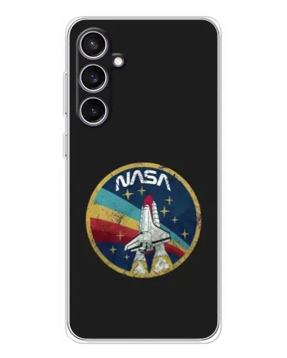 Чехол для Samsung Galaxy S24 FE с картинкой «NASA — эмблема миссии» Чехол для Samsung Galaxy S24 FE с картинкой «NASA — эмблема миссии»