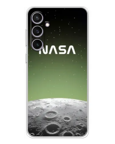 Чехол для Samsung Galaxy S24 FE с картинкой «NASA — лунный градиент» Чехол для Samsung Galaxy S24 FE с картинкой «NASA — лунный градиент»
