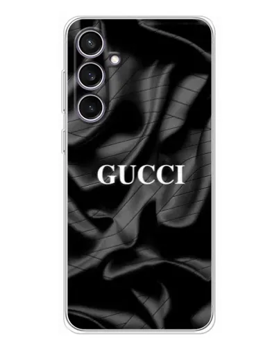 Чехол для Samsung Galaxy S24 FE с картинкой «Gucci — шелковые волны» Чехол для Samsung Galaxy S24 FE с картинкой «Gucci — шелковые волны»