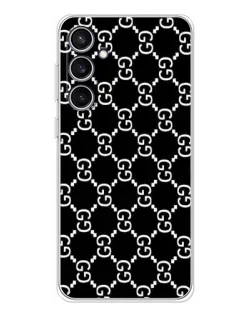Чехол для Samsung Galaxy S24 FE с картинкой «Gucci — сетчатый паттерн» Чехол для Samsung Galaxy S24 FE с картинкой «Gucci — сетчатый паттерн»