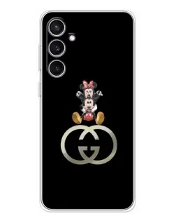 Чехол для Samsung Galaxy S24 FE с картинкой «Минни Маус на лого» Чехол для Samsung Galaxy S24 FE с картинкой «Минни Маус на лого»