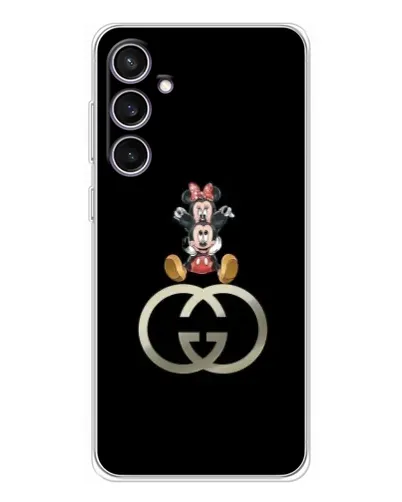 Чехол для Samsung Galaxy S24 FE с картинкой «Минни Маус на лого» Чехол для Samsung Galaxy S24 FE с картинкой «Минни Маус на лого»