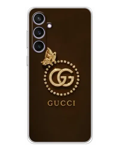 Чехол для Samsung Galaxy S24 FE с картинкой «Gucci — золотая бабочка» Чехол для Samsung Galaxy S24 FE с картинкой «Gucci — золотая бабочка»