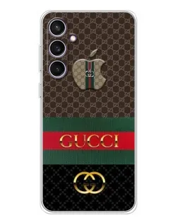 Чехол для Samsung Galaxy S24 FE с картинкой «Gucci — брендированный десерт» Чехол для Samsung Galaxy S24 FE с картинкой «Gucci — брендированный десерт»