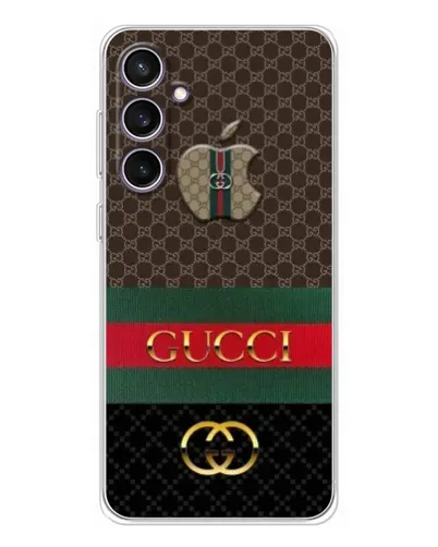 Чехол для Samsung Galaxy S24 FE с картинкой «Gucci — брендированный десерт» Чехол для Samsung Galaxy S24 FE с картинкой «Gucci — брендированный десерт»