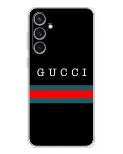 Чехол для Samsung Galaxy S24 FE с картинкой «Gucci — красный пояс» Чехол для Samsung Galaxy S24 FE с картинкой «Gucci — красный пояс»
