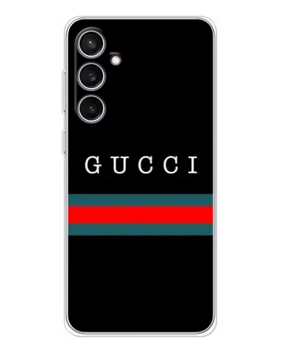 Чехол для Samsung Galaxy S24 FE с картинкой «Gucci — красный пояс» Чехол для Samsung Galaxy S24 FE с картинкой «Gucci — красный пояс»