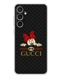 Чехол для Samsung Galaxy S24 FE с картинкой «Минни Маус Gucci — черный» Чехол для Samsung Galaxy S24 FE с картинкой «Минни Маус Gucci — черный»