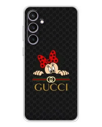 Чехол для Samsung Galaxy S24 FE с картинкой «Минни Маус Gucci — черный» Чехол для Samsung Galaxy S24 FE с картинкой «Минни Маус Gucci — черный»