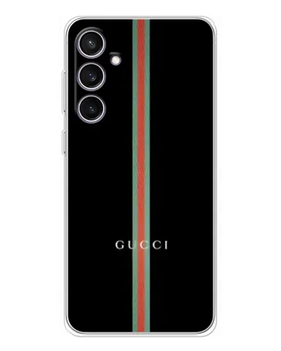 Чехол для Samsung Galaxy S24 FE с картинкой «Gucci — строгая линия» Чехол для Samsung Galaxy S24 FE с картинкой «Gucci — строгая линия»