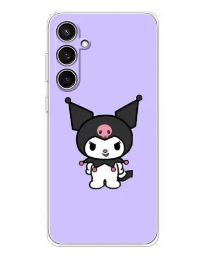 Чехол для Samsung Galaxy S24 FE с картинкой «Kuromi — нежный фиолетовый»
